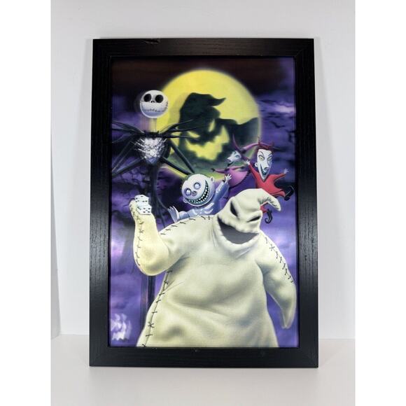 Disney | Art | Disney 3d The Nightmare Before Christmas Wall Art Deco ...
